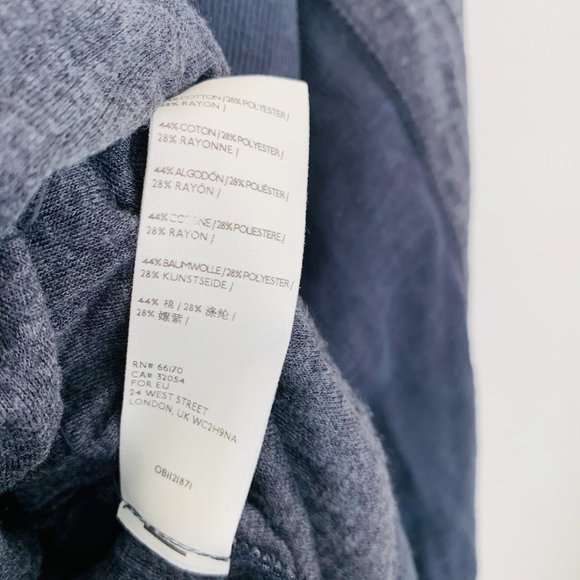 NWOT We The Free Back at it Henley Top Gray small S Free people - Picture 4 of 7